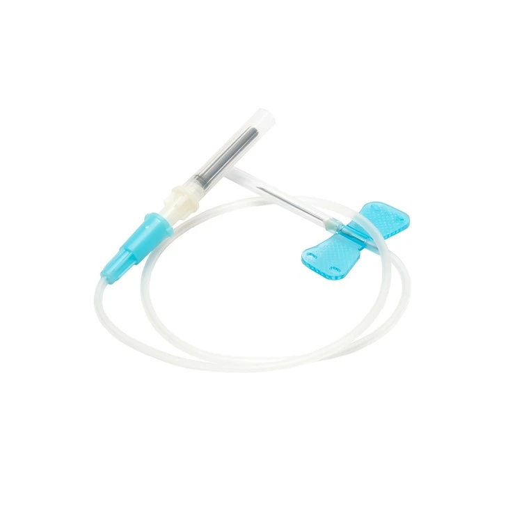 Color Coded Medical Supplies Blood Collection Needle Butterfly Needle With CE ISO