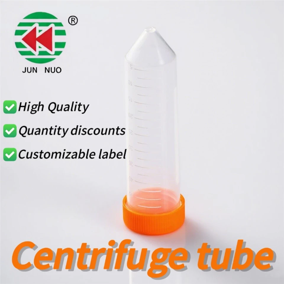 Các ống ly tâm đáy hình nón dùng một lần với nắp vít