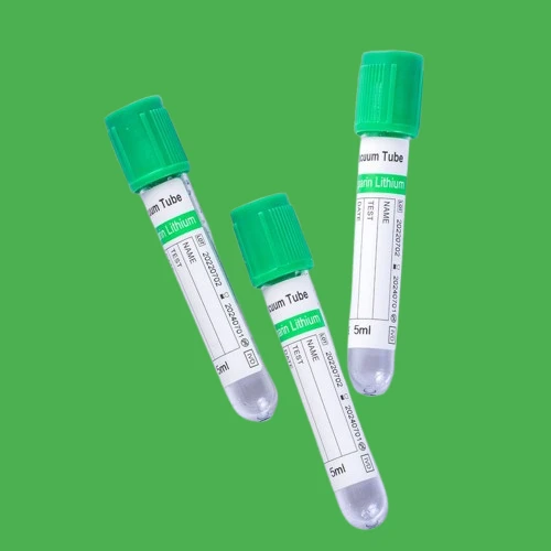 Ống máu máy hút bụi heparin/natri dùng một lần